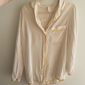 Anthropology 100% silk night shirt